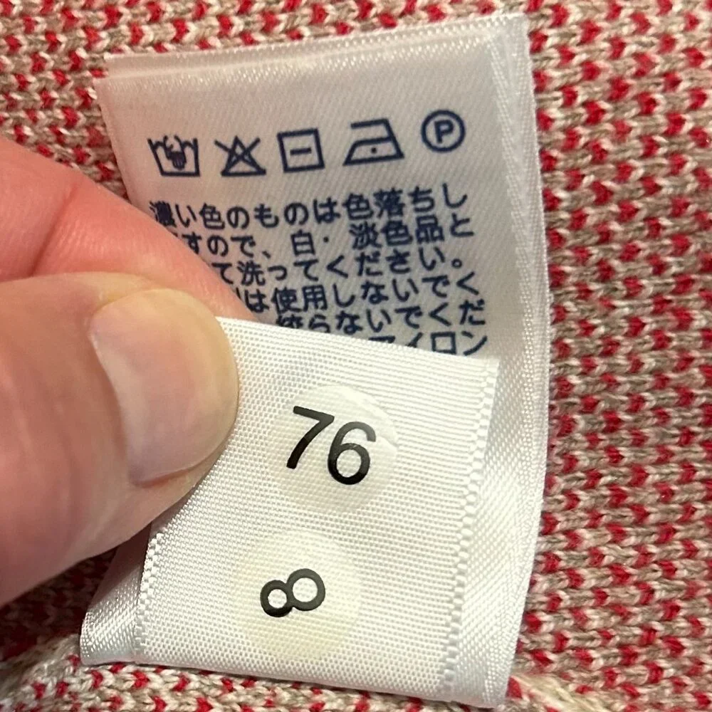 LANDS' END Women's Lofty Coatigan - Birdseye Jacquard - Worn Once - Picture 10 of 12